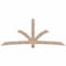 Ekena Millwork Davenport Smooth Timber Gable Bracket, Douglas Fir, 108"W x 45"H x 3 1/2"D x 5 1/2"F, 10/12 Pitch GBW108X45X0406DAV00SDF - alternate 1